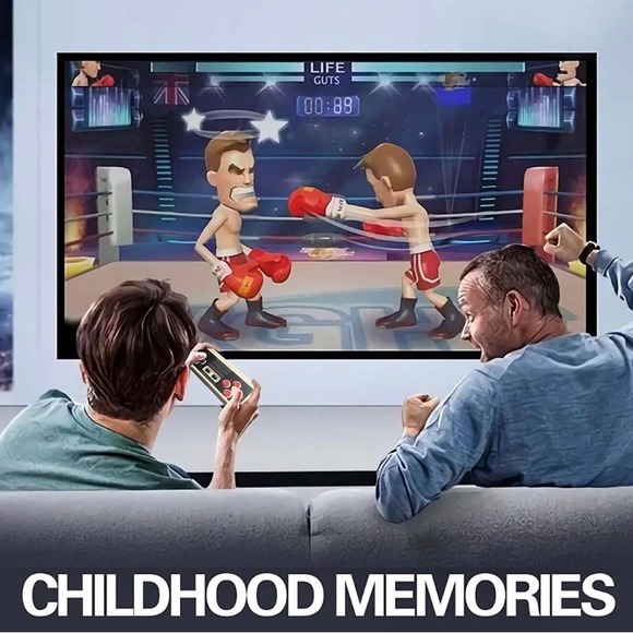 New - Wireless Classic Retro Handheld Game Console with 620 Built-in Games - Picture 13 of 15